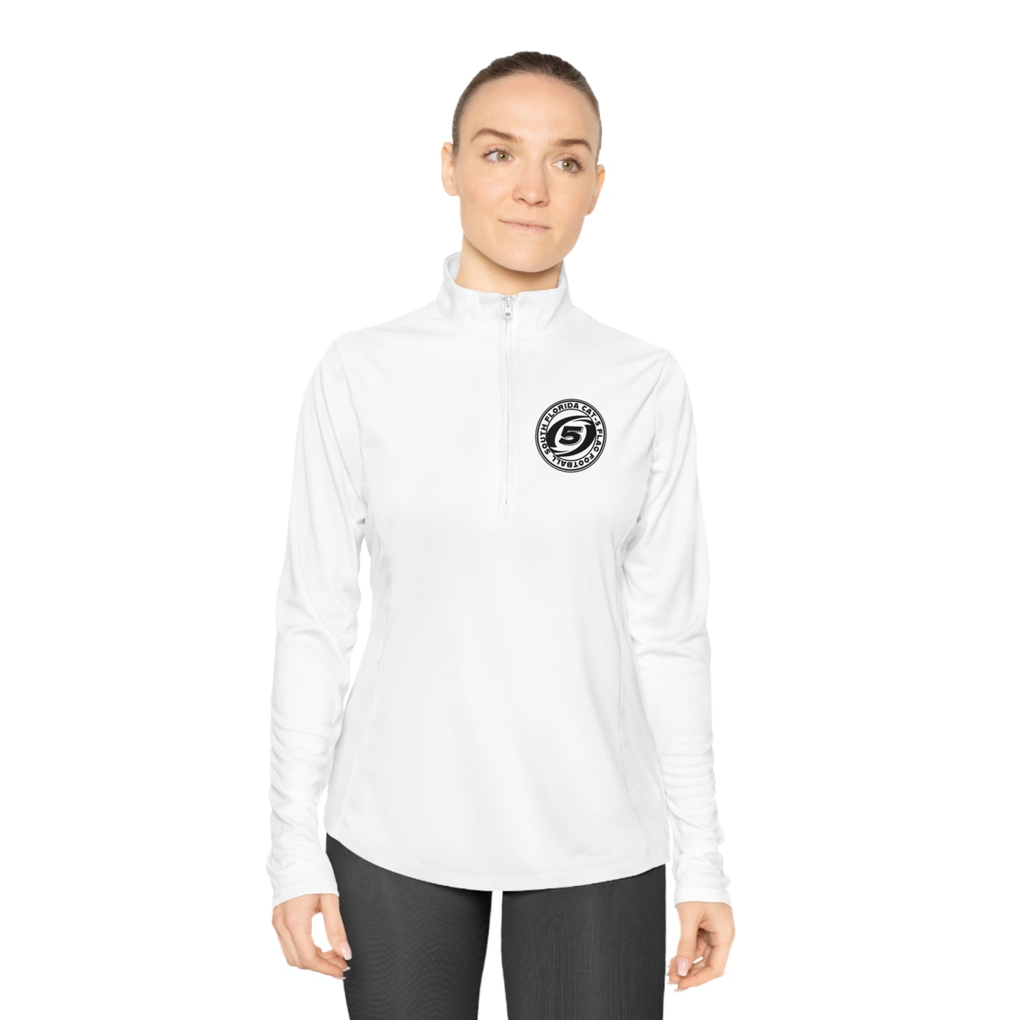 Cat-5 Ladies Quarter-Zip Pullover
