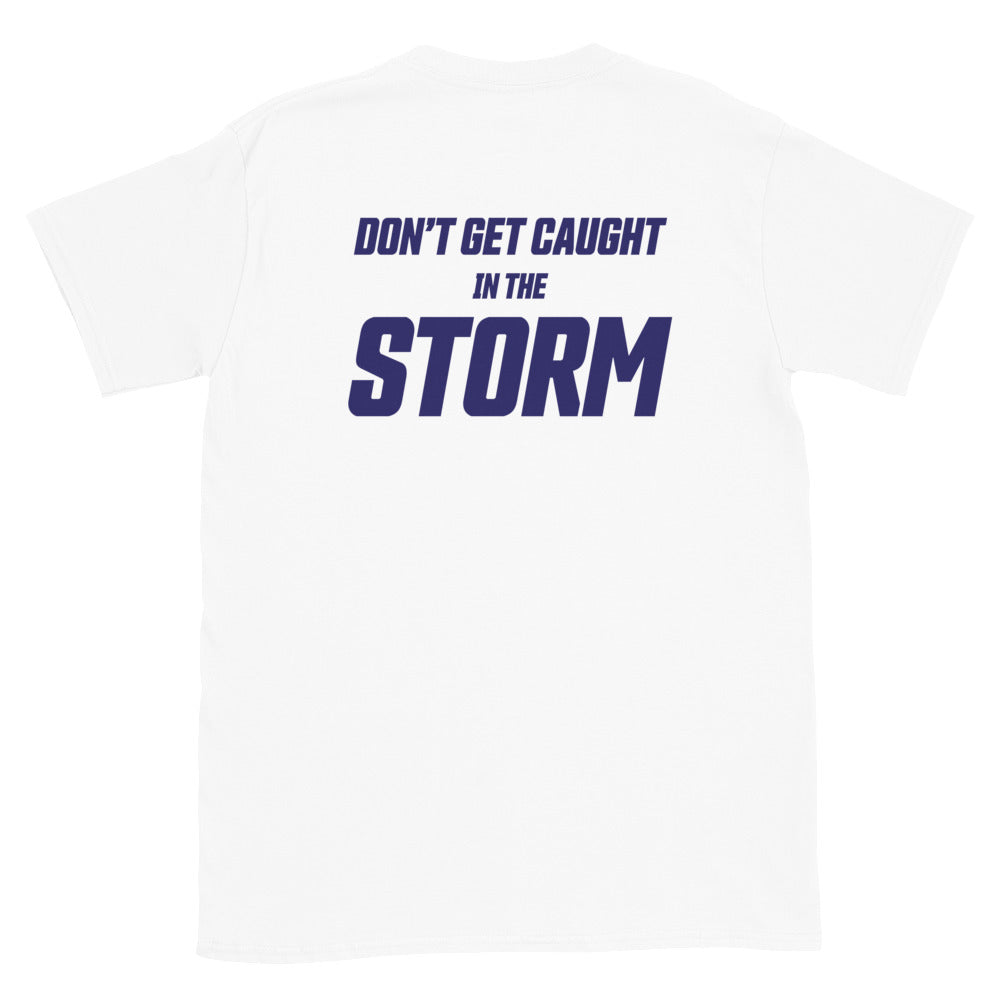 Cat-5 - Don't Get Caught In The Storm | Black or White Short-Sleeve Unisex T-Shirt