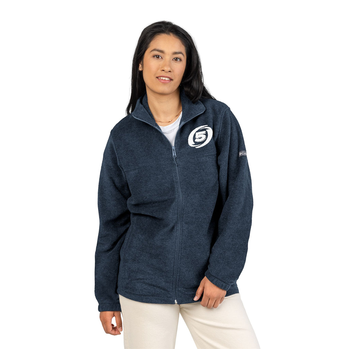 Cat-5 Embroidered Columbia Fleece Jacket
