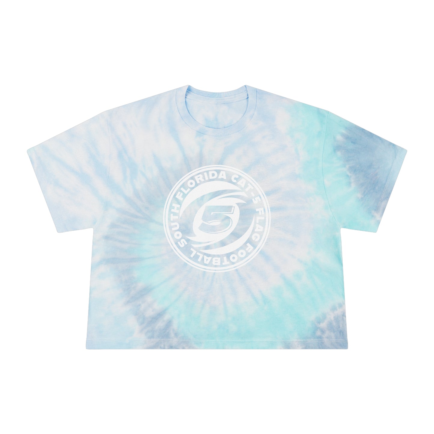 Cat-5 Colorful Women's Tie-Dye Crop Tee - South Florida