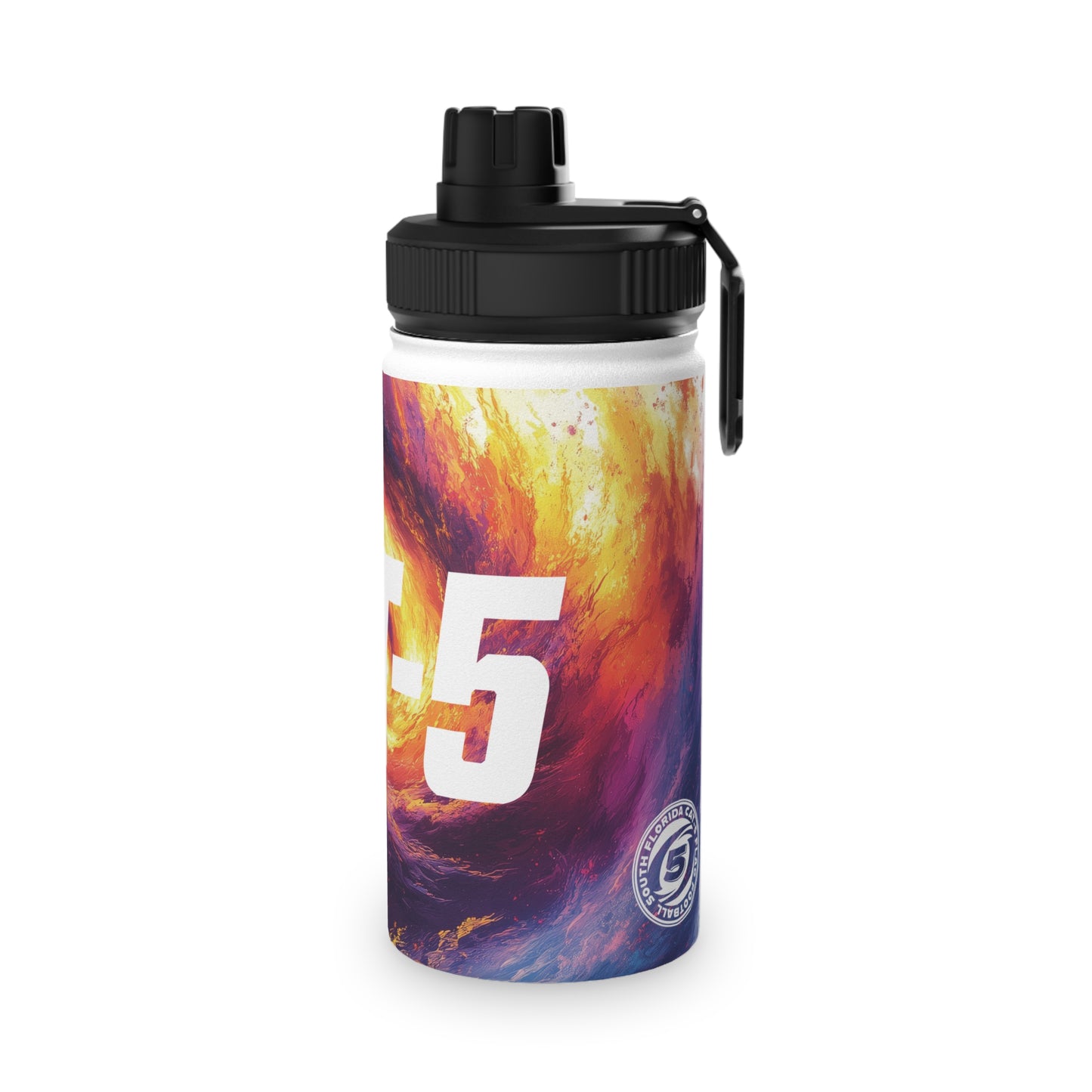 Cat-5 Hurricane Stainless Steel Water Bottle - Sports Lid, Perfect for Active Lifestyles