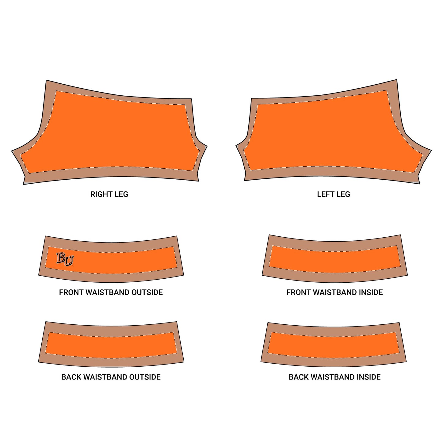 Baker -  Women's Polyester Yoga Shorts