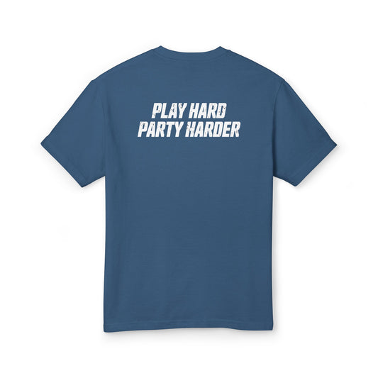 Play Hard Party Harder - FLAG | Heavyweight Cotton Tee