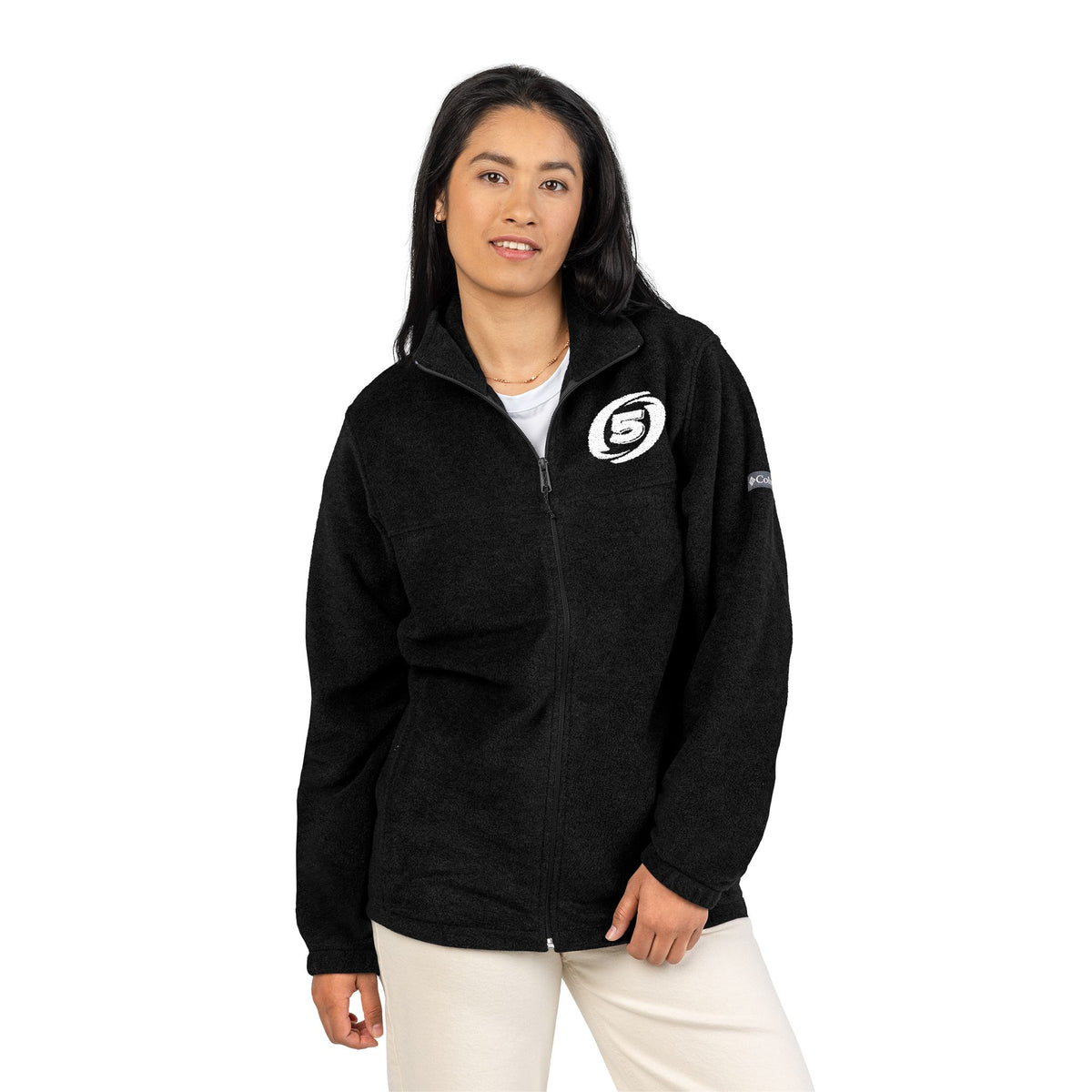 Cat-5 Embroidered Columbia Fleece Jacket