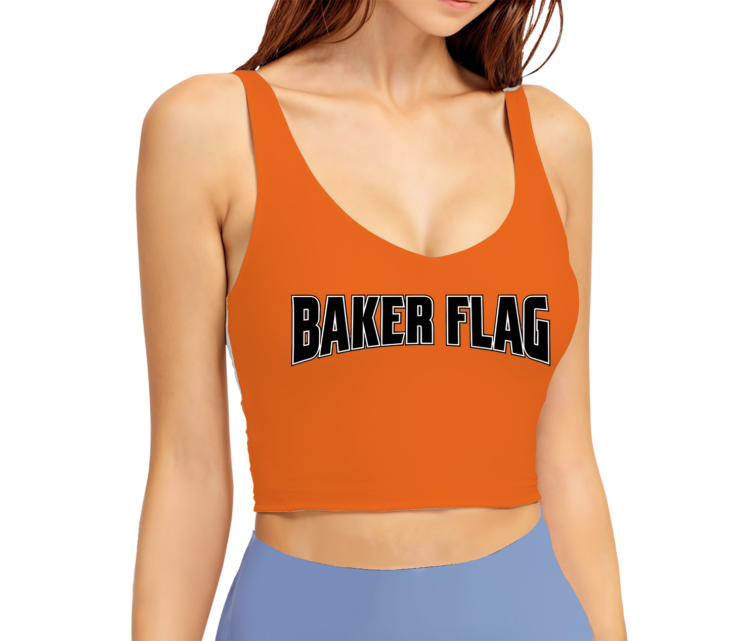 Baker Flag - Polyester Sports Bra