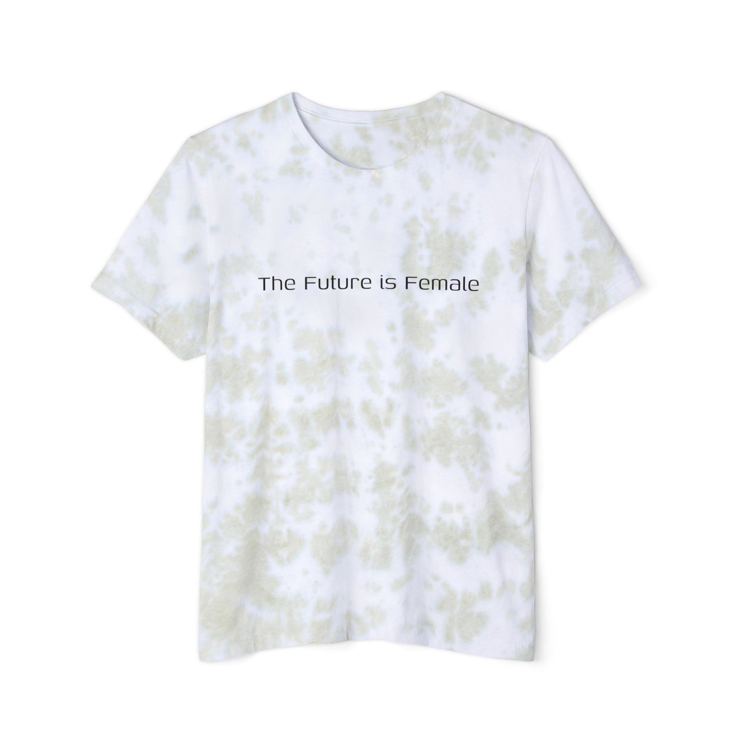 The Future is Female - Unisex Tie-Dyed T-Shirt - Flag Football