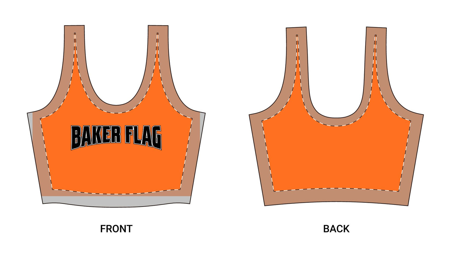 Baker Flag - Polyester Sports Bra