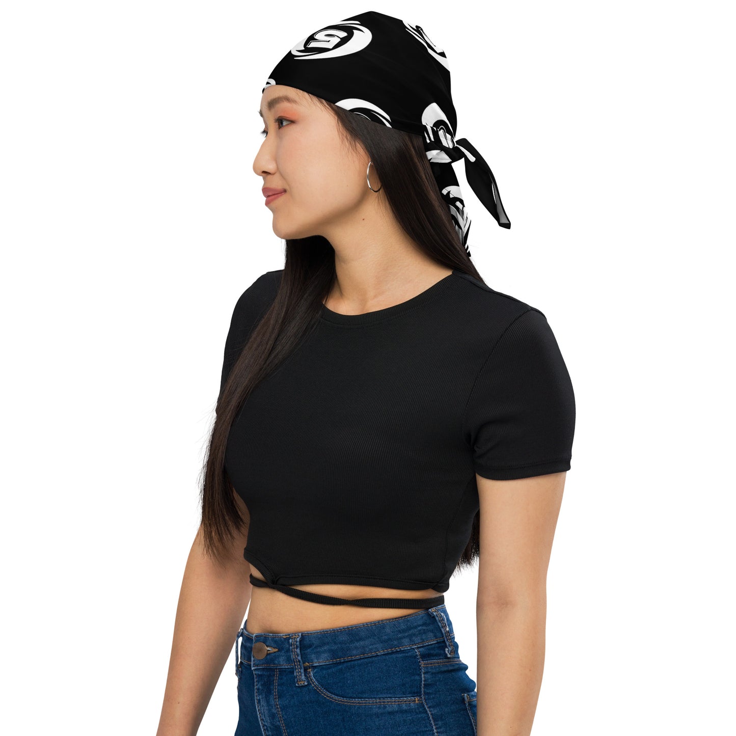 Cat-5 Black Bandana