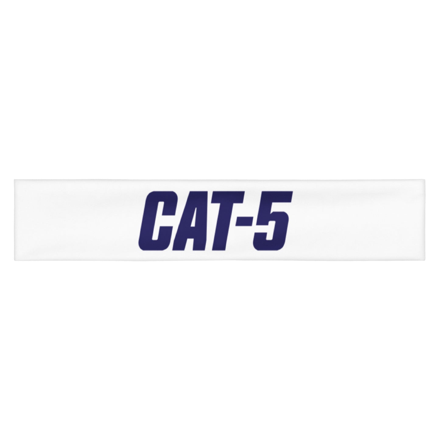 Cat-5 White Headband