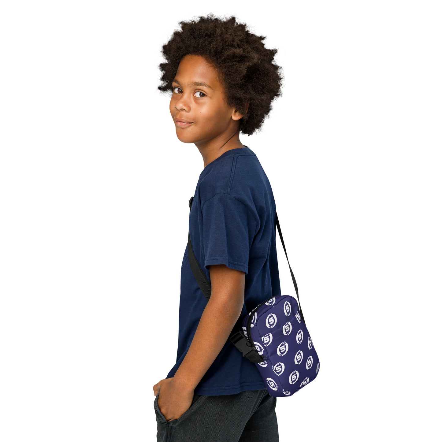 Cat-5 Purple Utility crossbody bag