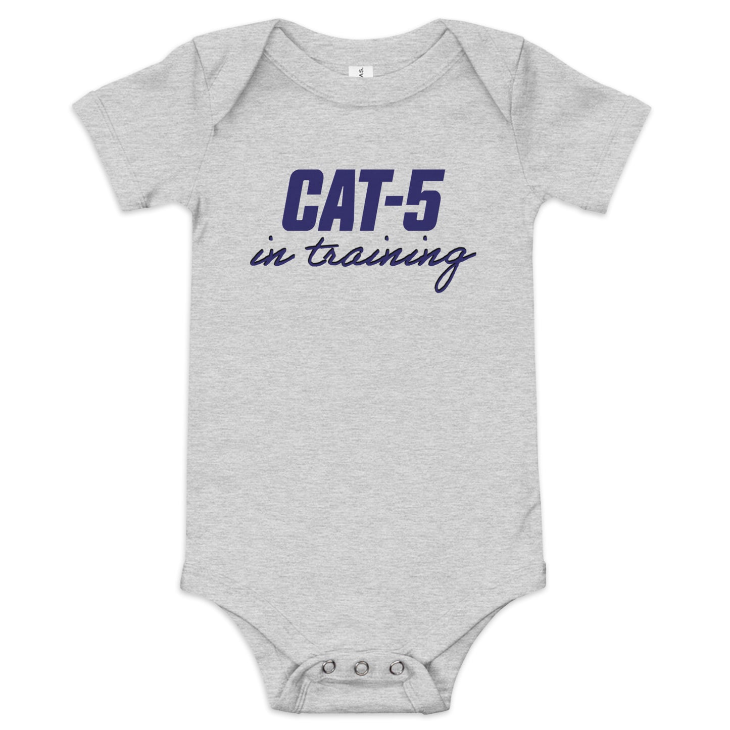 Cat-5 In Training | Baby short sleeve one piece