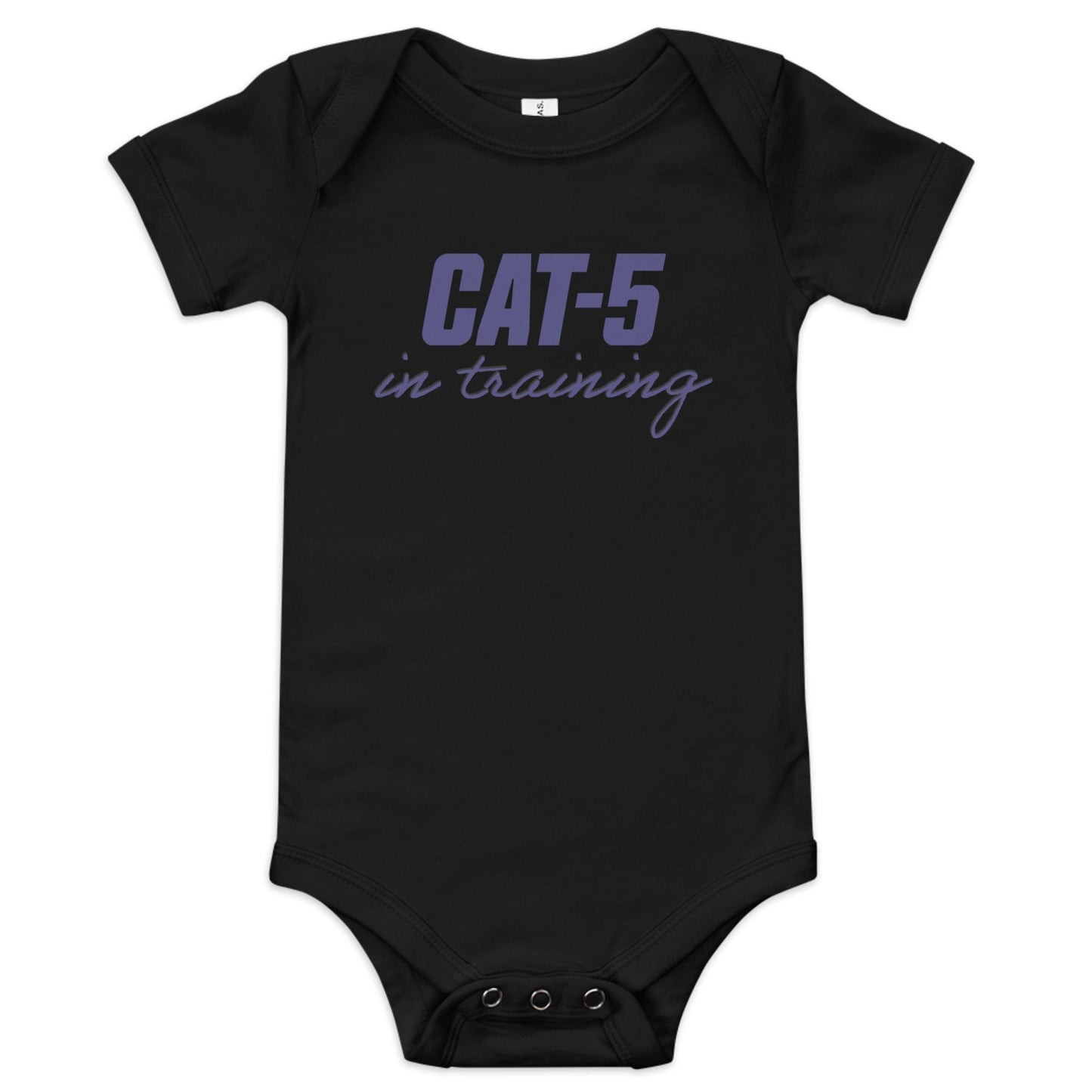 Cat-5 In Training | Baby short sleeve one piece