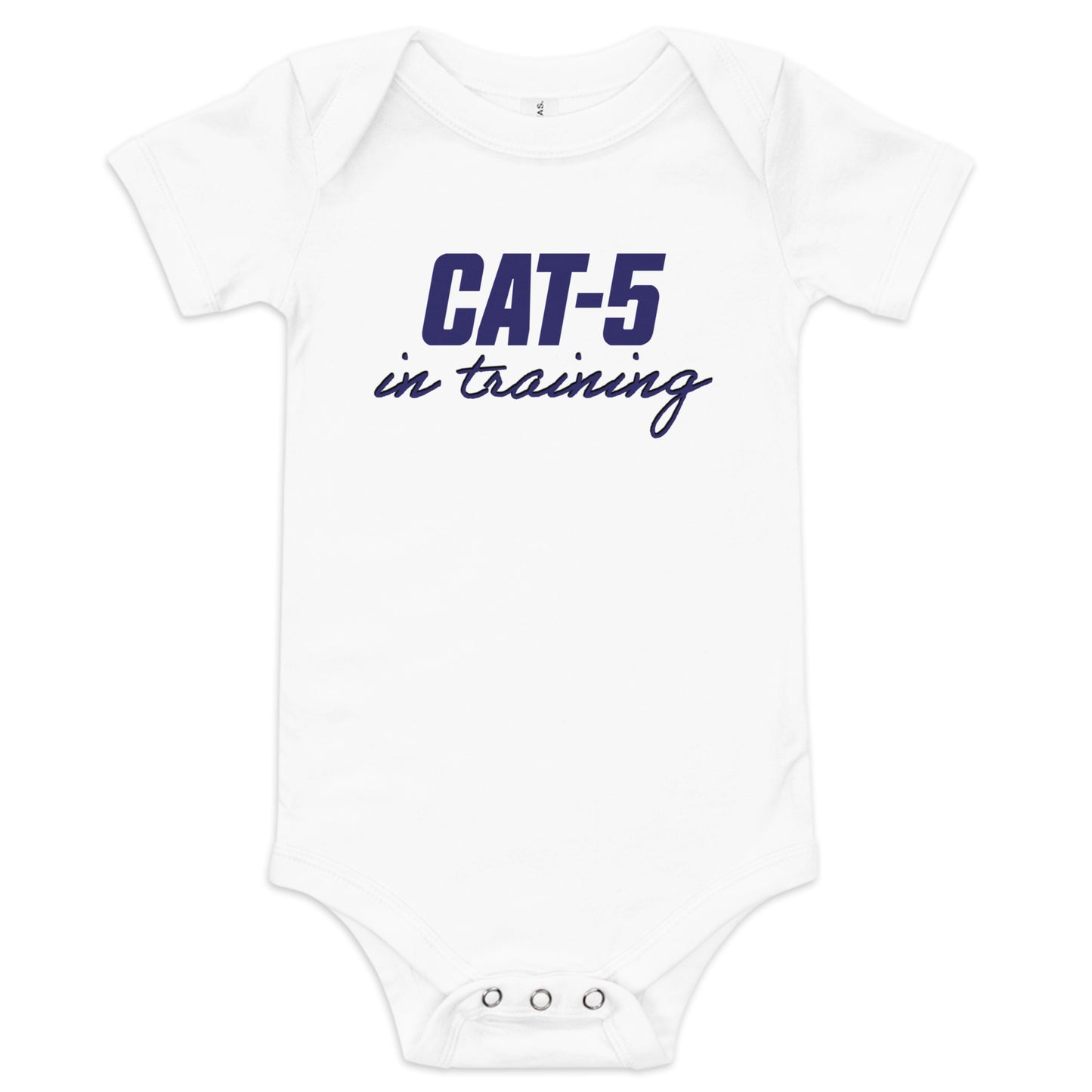 Cat-5 In Training | Baby short sleeve one piece