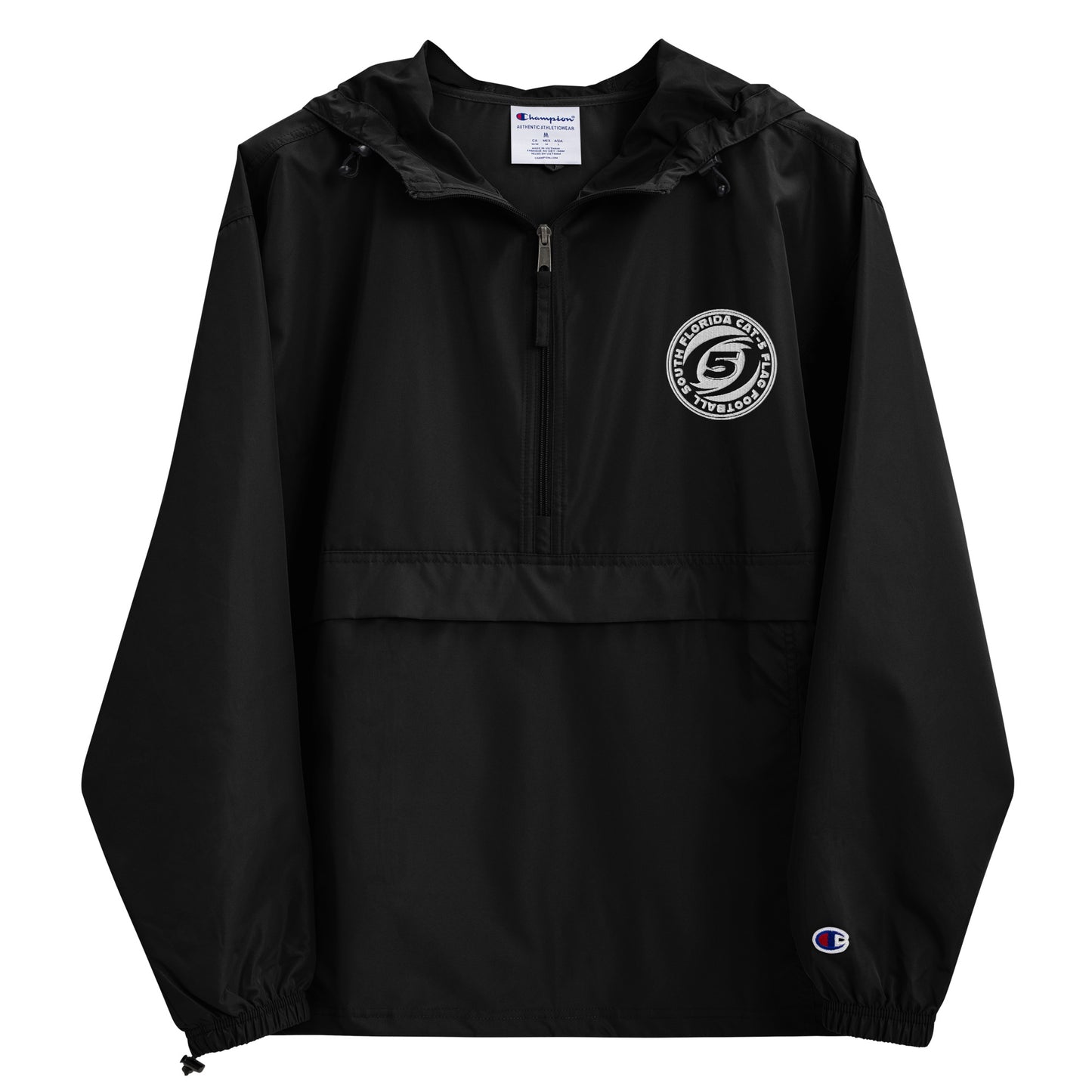 Cat-5 Embroidered Champion  Wind and Rain Resistant Jacket