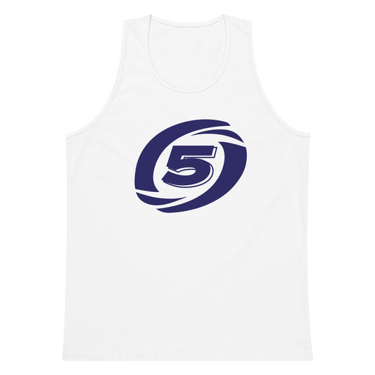 Cat-5 logo Men’s premium tank top