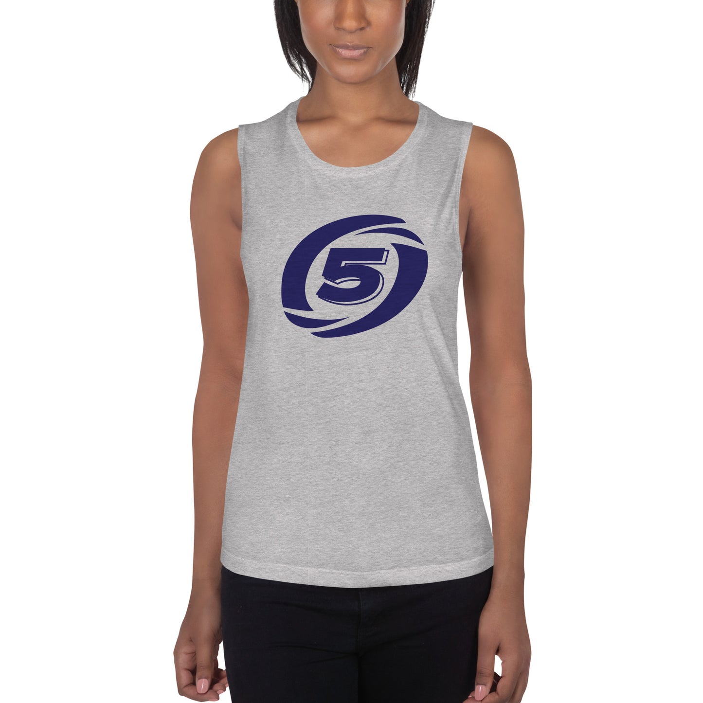 Cat-5 logo Ladies’ Muscle Tank