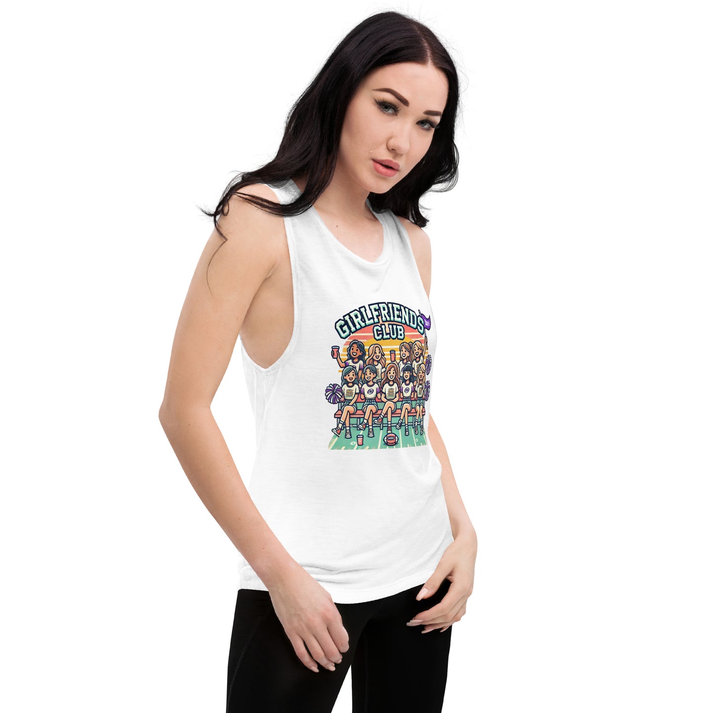 Cat-5 - Girlfriends Club | Ladies’ Muscle Tank